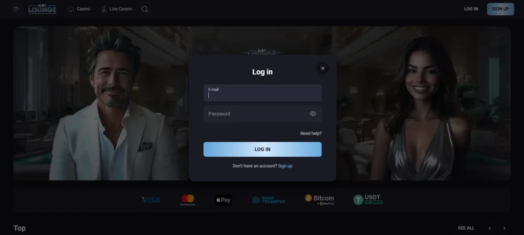 SlotLounge Login